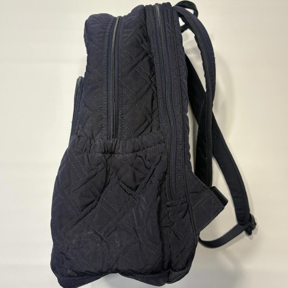 Vera Bradley Iconic Campus Backpack – Classic Navy - Picture 4 of 14